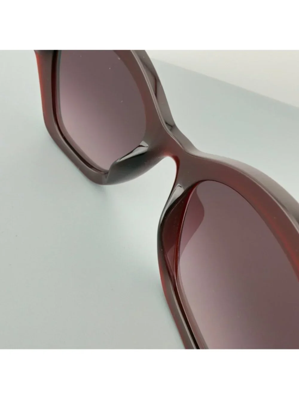 Coach HC8421U Sunglasses Milky Burgundy 54 22 140 3N Rose Gradient Lenses READ